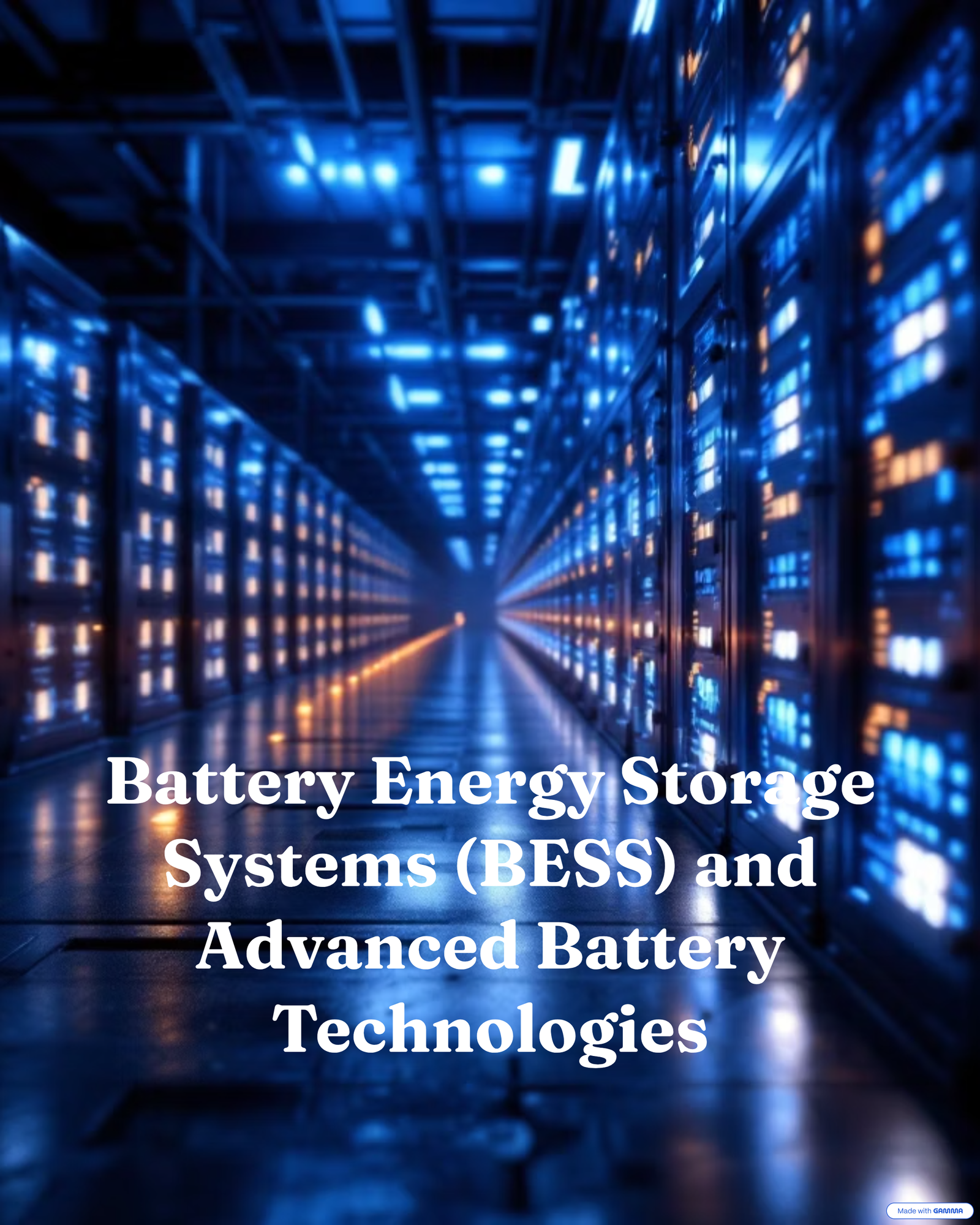 Battery Energy Storage Systems (BESS) and Advanced Battery Technologies