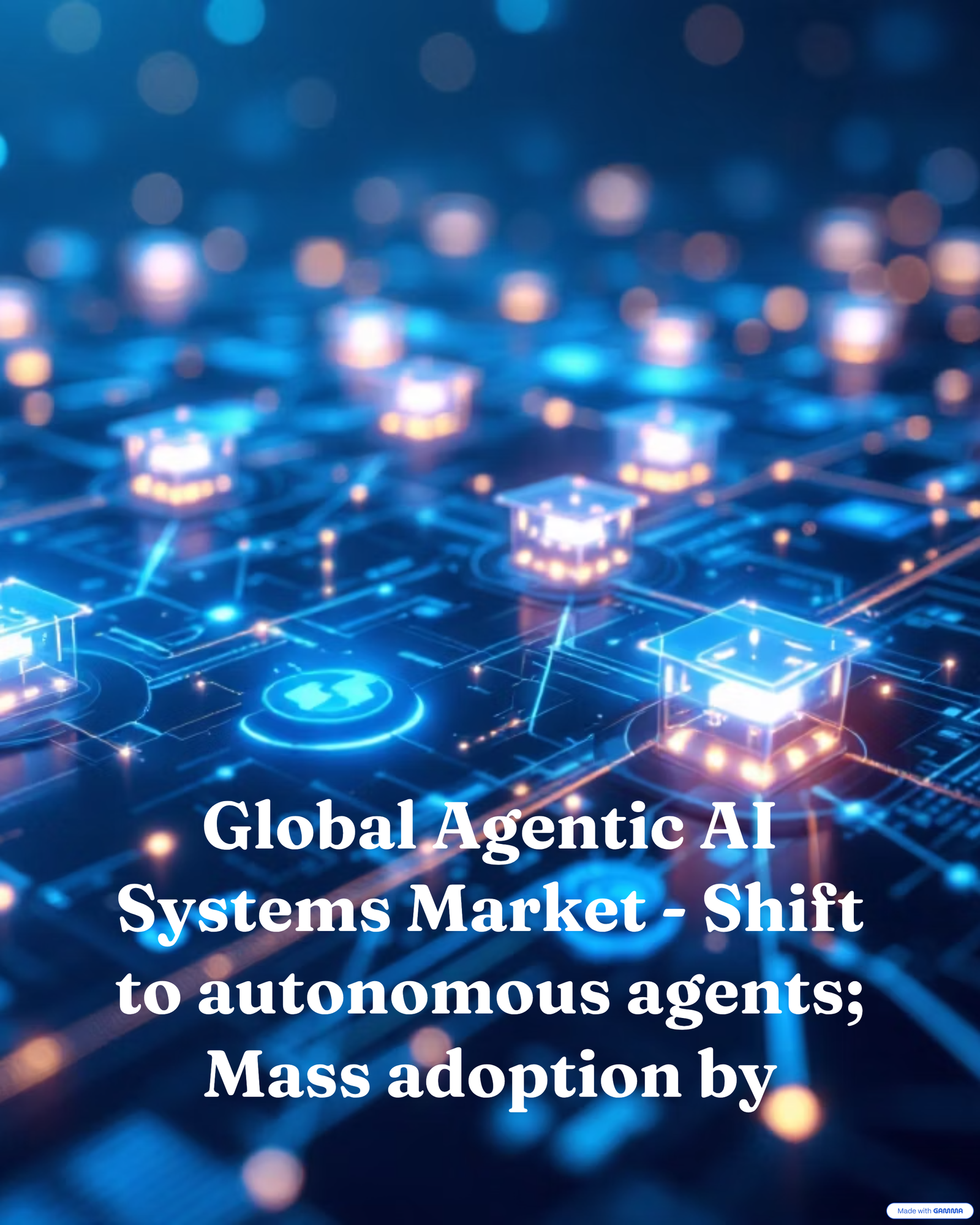 Global Agentic AI Systems Market - Shift to autonomous agents; Mass adoption by