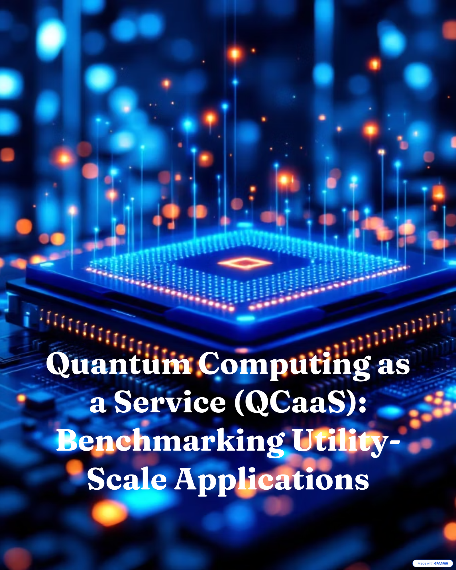 Quantum Computing as a Service (QCaaS): Benchmarking Utility-Scale Applications